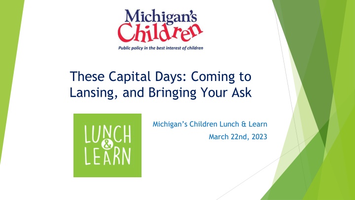 these capital days coming to lansing and bringing n.w