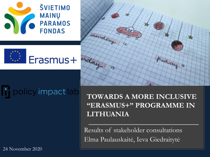 towards a more inclusive erasmus programme n.w
