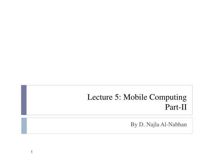 lecture 5 mobile computing n.w