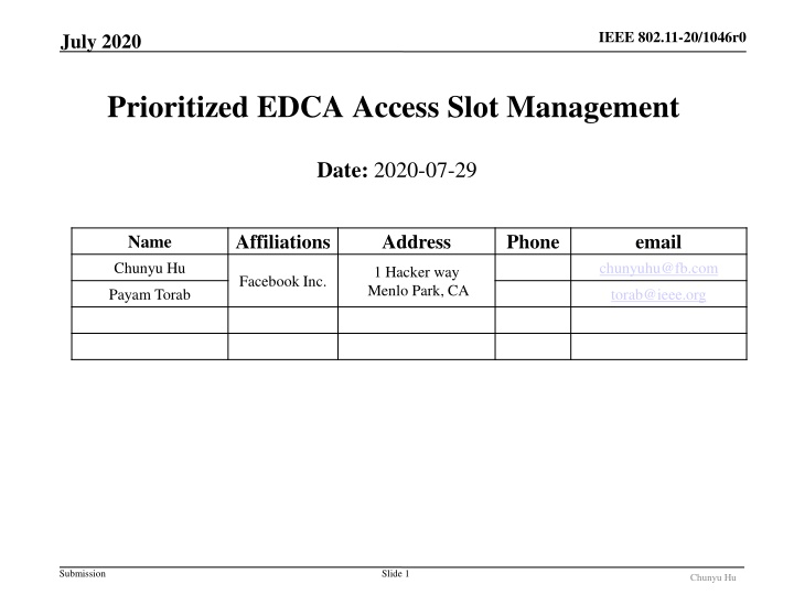 ieee 802 11 20 1046r0 n.w