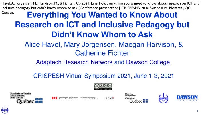 Research on ICT and Inclusive Pedagogy: Insights and Implications