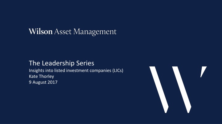 Insights into Listed Investment Companies (LICs) Benefits and Assessment