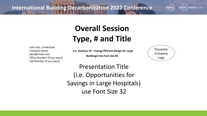 international building decarbonization 2022 n.w
