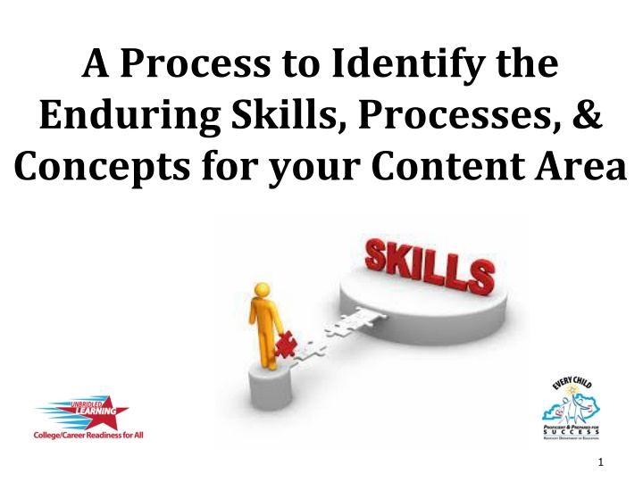 Process to Identify Enduring Skills in Content Area