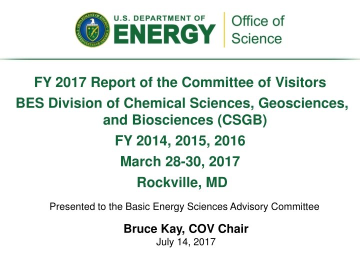 fy 2017 report of the committee of visitors n.w
