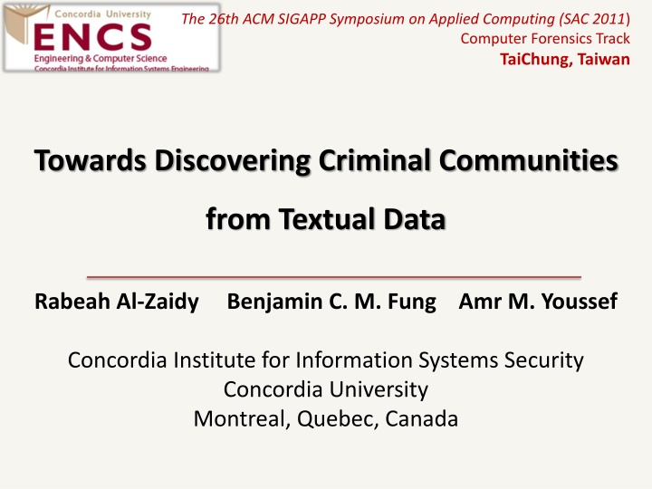 the 26th acm sigapp symposium on applied n.w