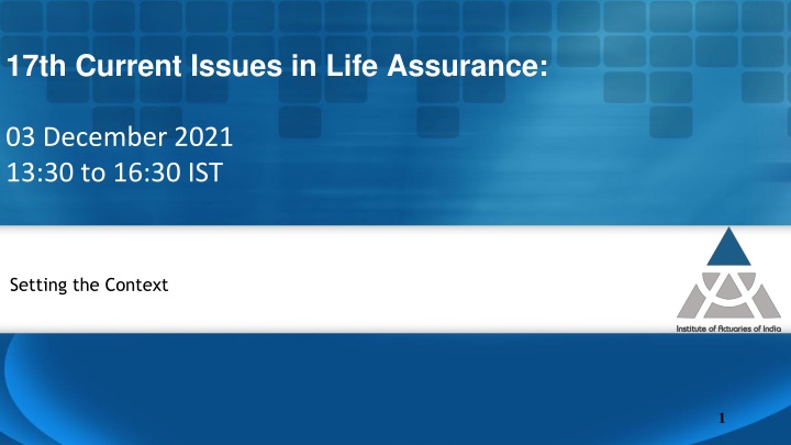 17th current issues in life assurance n.w