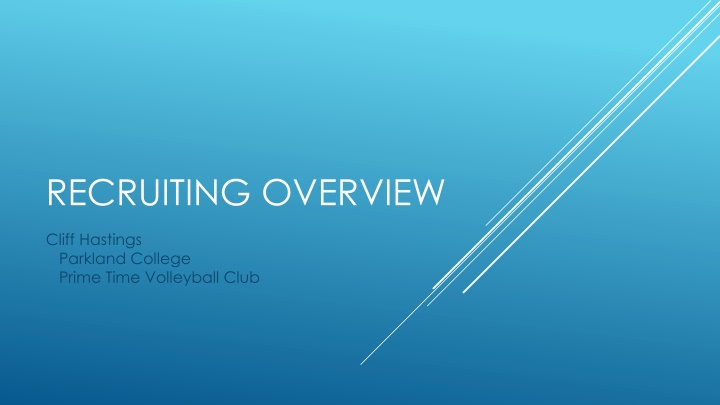 recruiting overview n.w