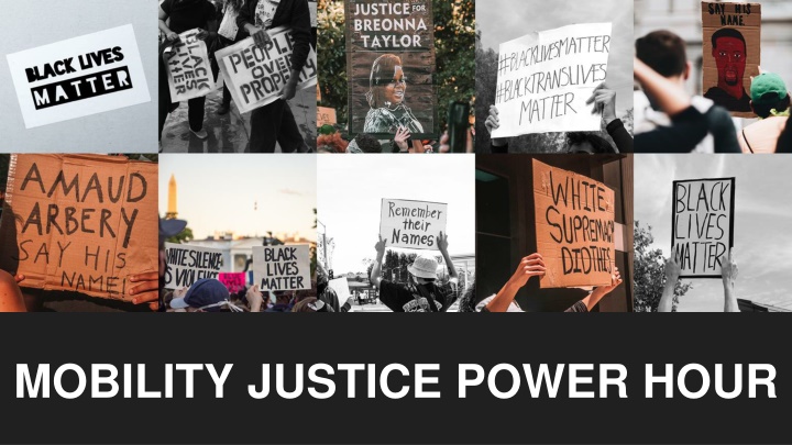 mobility justice power hour n.w