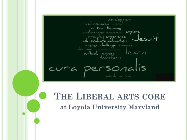 t he l iberal arts core at loyola university n.w
