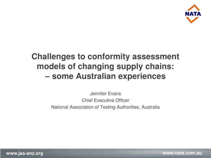challenges to conformity assessment models n.w