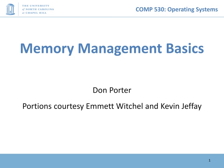 comp 530 operating systems n.w