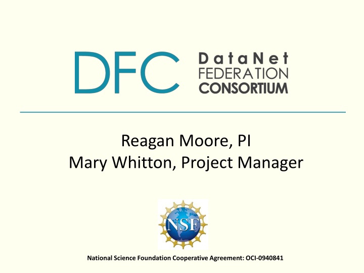 reagan moore pi mary whitton project manager n.w