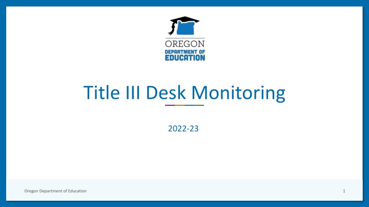 title iii desk monitoring n.w