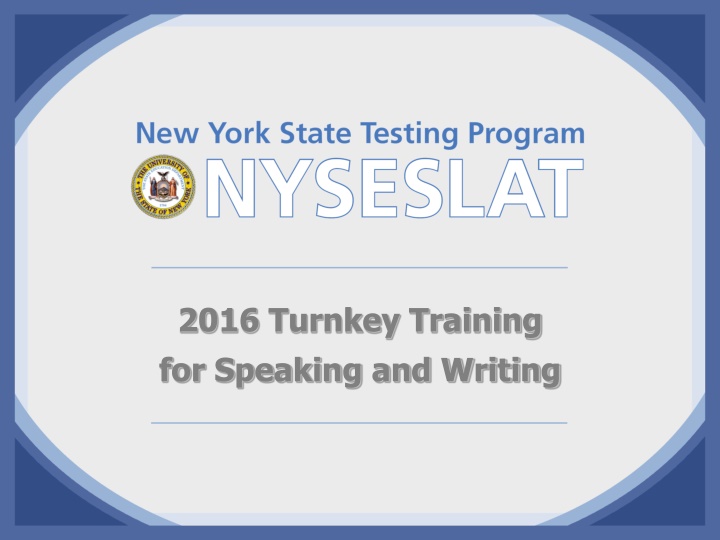 2016 turnkey training for speaking and writing n.w