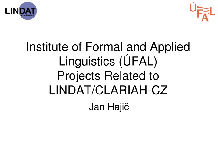 institute of formal and applied linguistics n.w