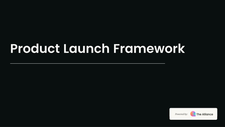 Product Launch Framework for Successful Launches