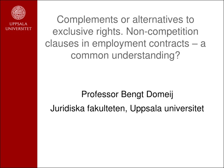 complements or alternatives to exclusive rights n.w
