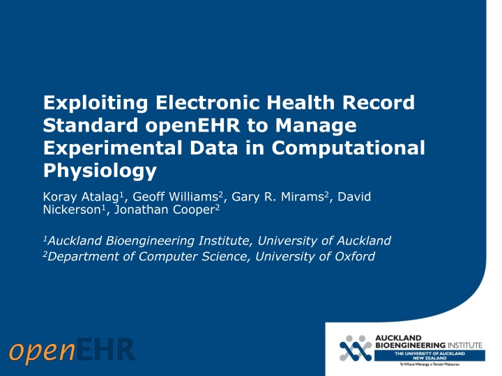 exploiting electronic health record standard n.w