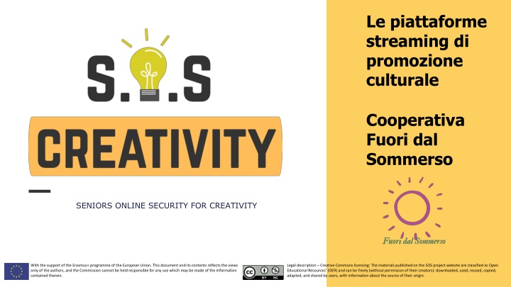 le piattaforme streaming di promozione culturale n.w