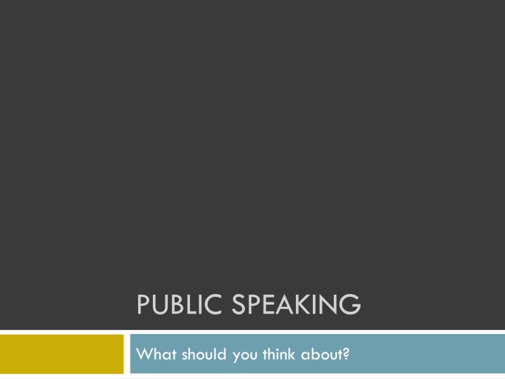 Effective Public Speaking Techniques