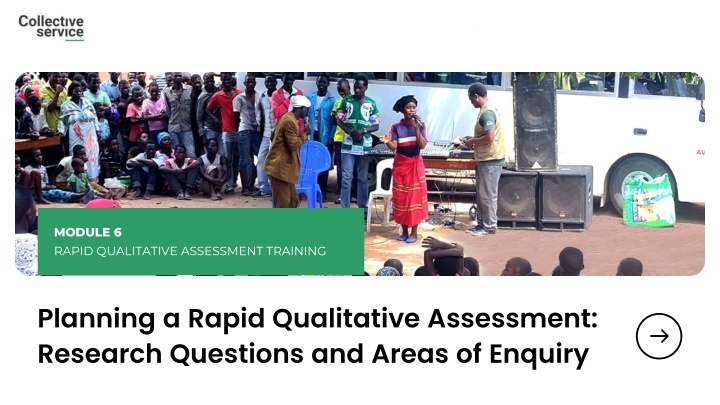 module 6 rapid qualitative assessment training n.w