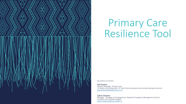 primary care resilience tool n.w