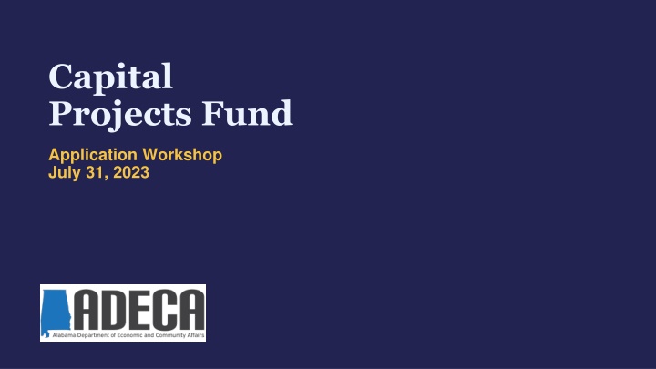 capital projects fund n.w