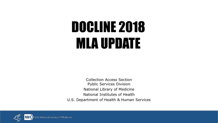 docline 2018 mla update n.w