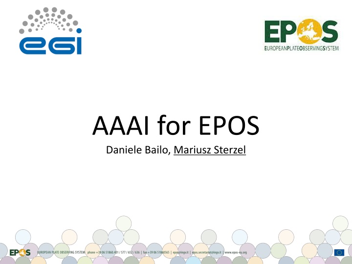 aaai for epos daniele bailo mariusz sterzel n.w