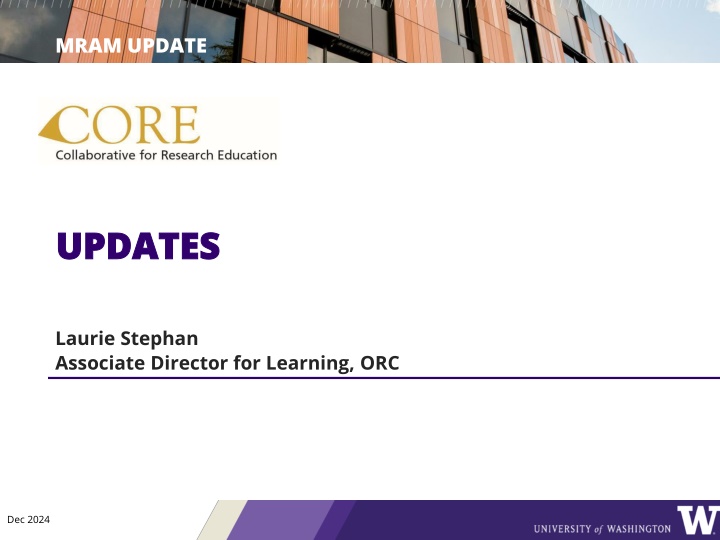 mram update n.w