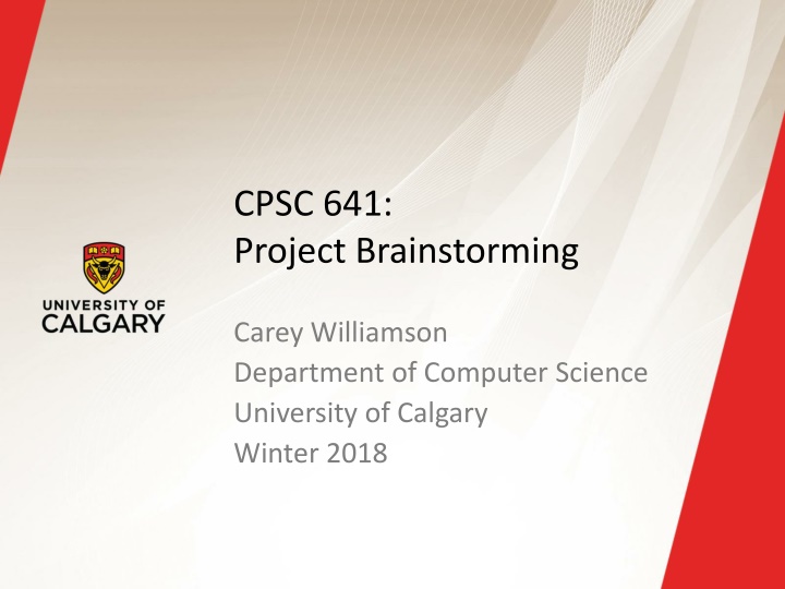 cpsc 641 project brainstorming n.w