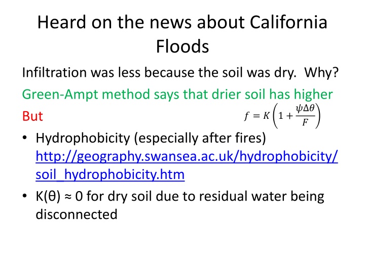 heard on the news about california floods n.w