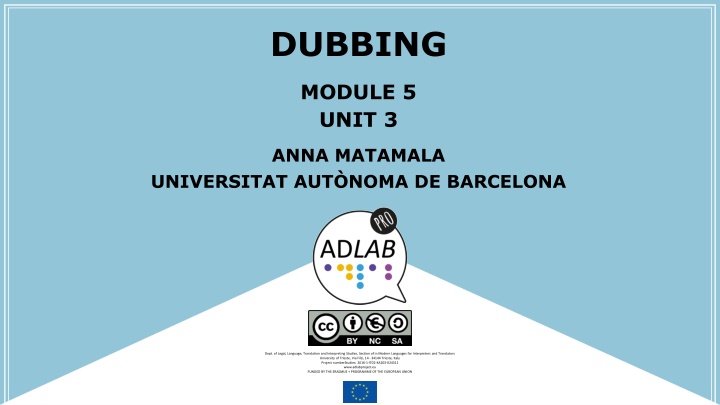 dubbing n.w