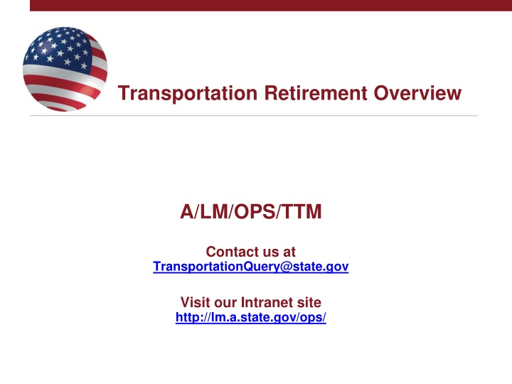transportation retirement overview n.w