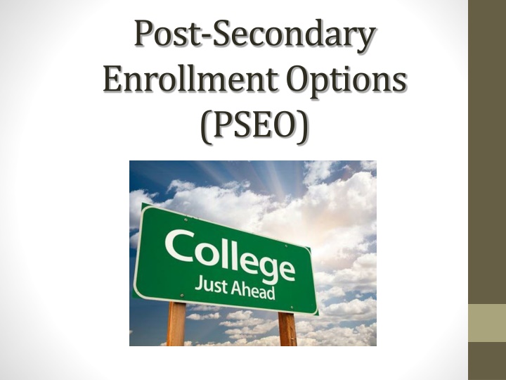 post secondary enrollment options pseo n.w