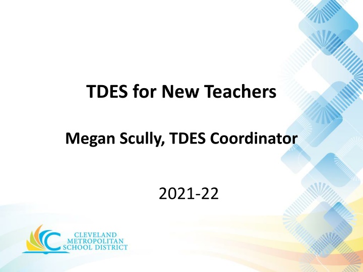 TDES for New Teachers