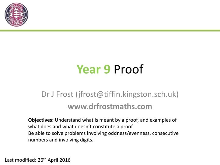 year 9 proof n.w
