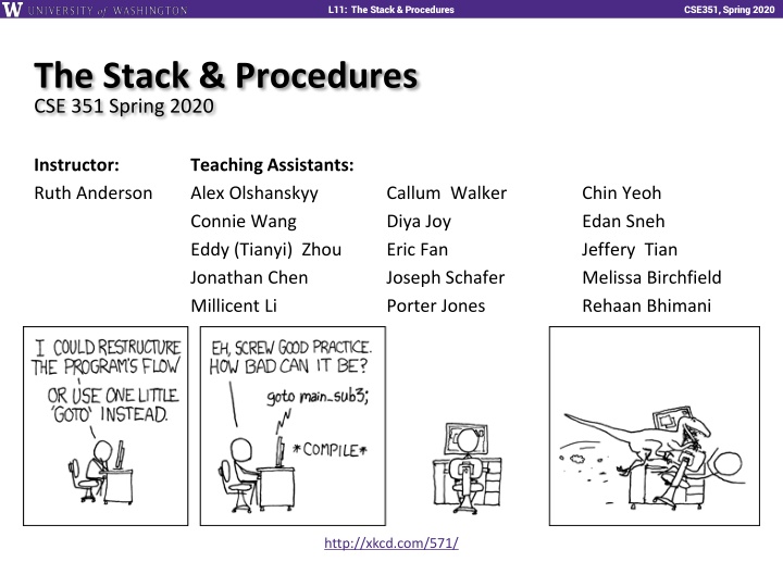 l11 the stack procedures n.w
