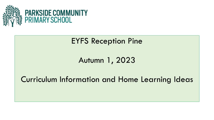 eyfs reception pine n.w