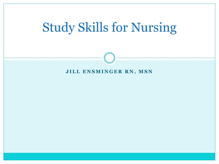 study skills for nursing n.w