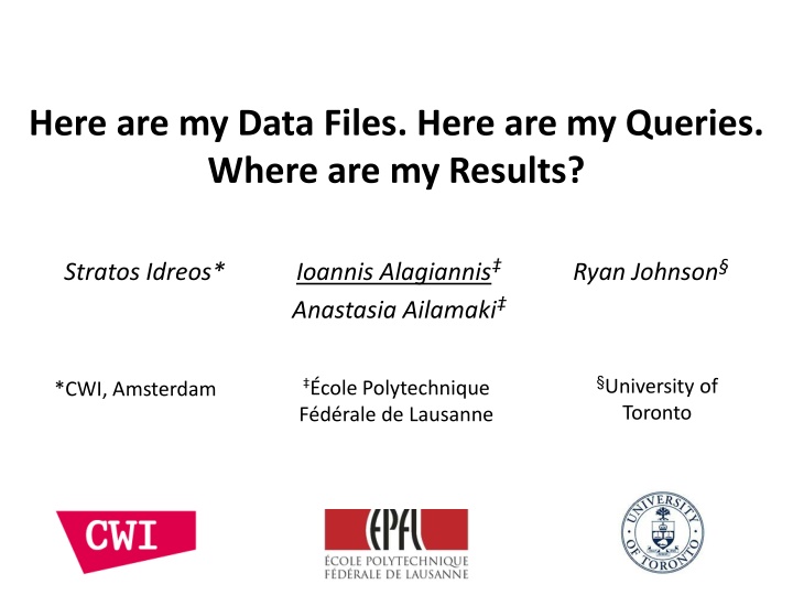 here are my data files here are my queries where n.w
