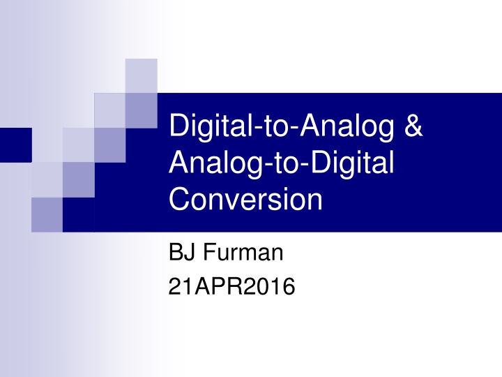 digital to analog analog to digital conversion n.w