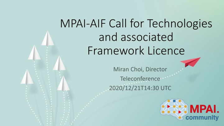 mpai aif call for technologies and associated n.w