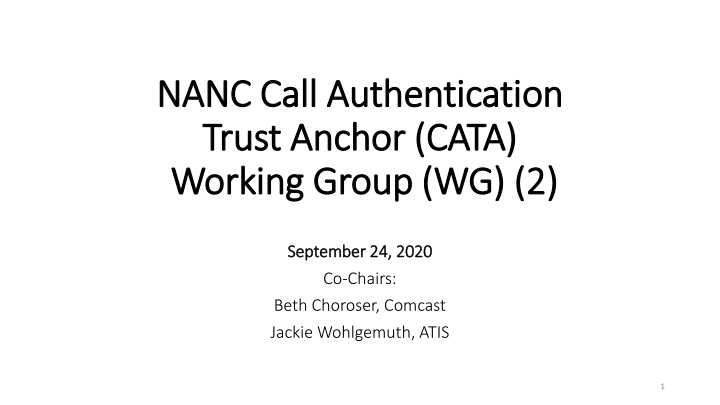 nanc call authentication nanc call authentication n.w