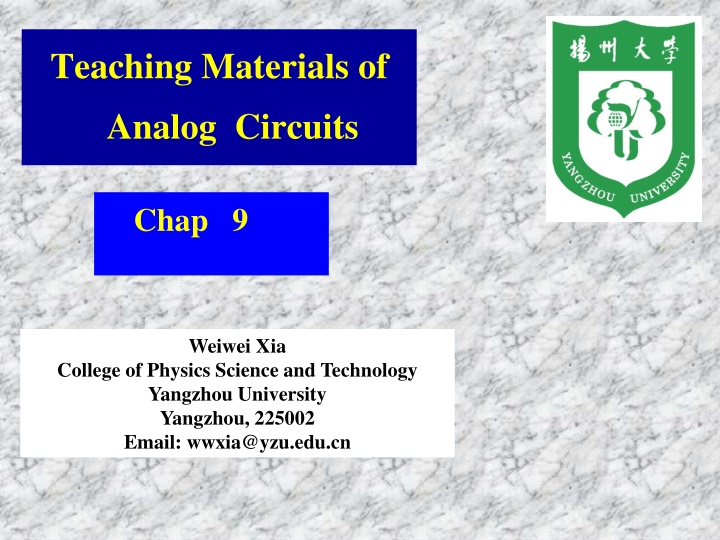 teaching materials of n.w