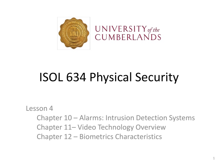 isol 634 physical security n.w