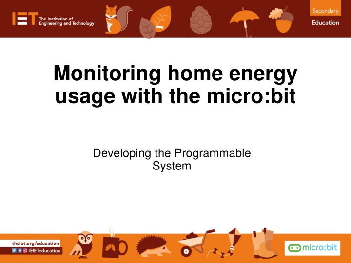 monitoring home energy usage with the micro bit n.w