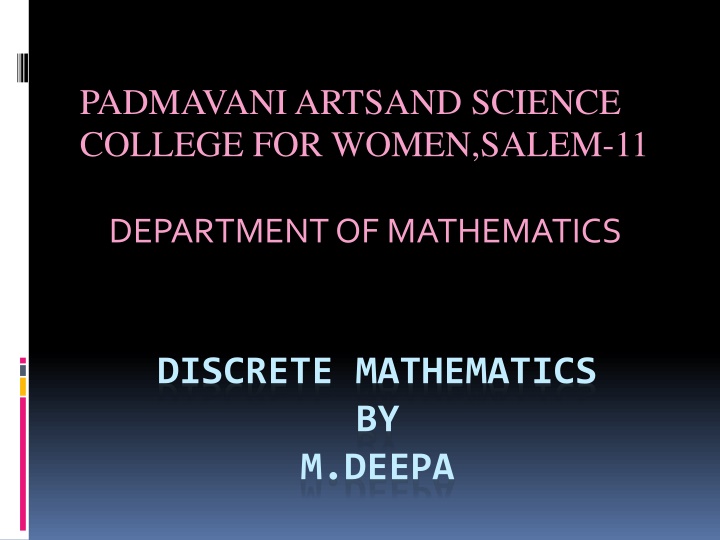padmavani artsand science college for women salem n.w