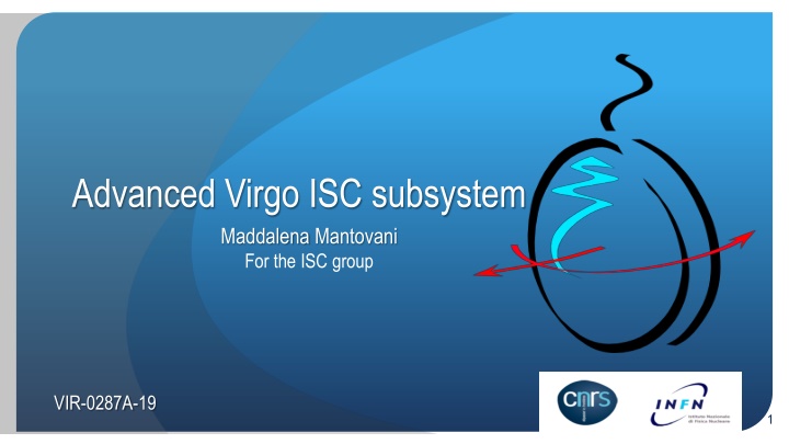 advanced virgo isc subsystem maddalena mantovani n.w